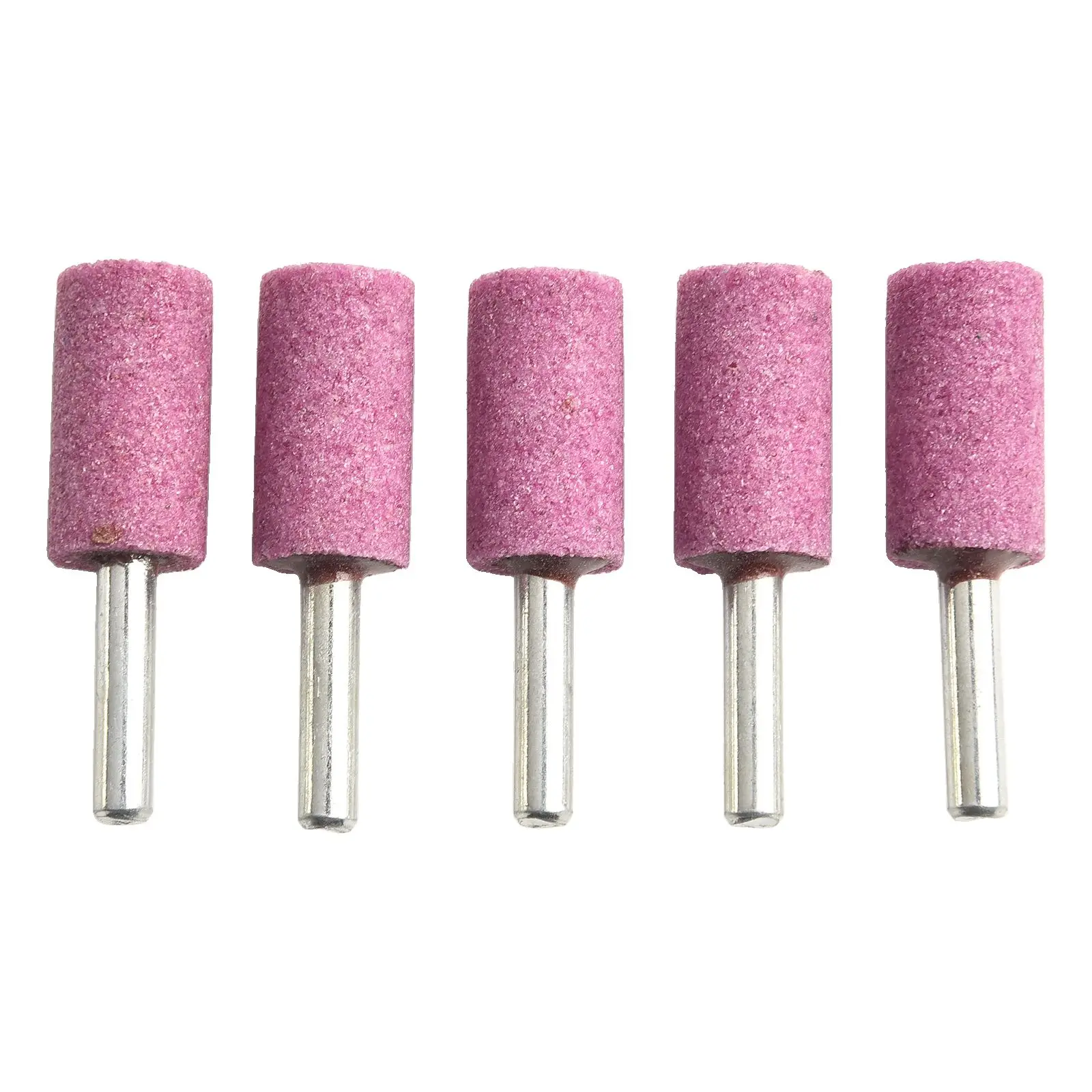 5pcs 6mm Shank Abrasive Mounted Stone Cylinder For Rotary Tool Grinding Wheel Polishing Grinding For Jade Wood Metal