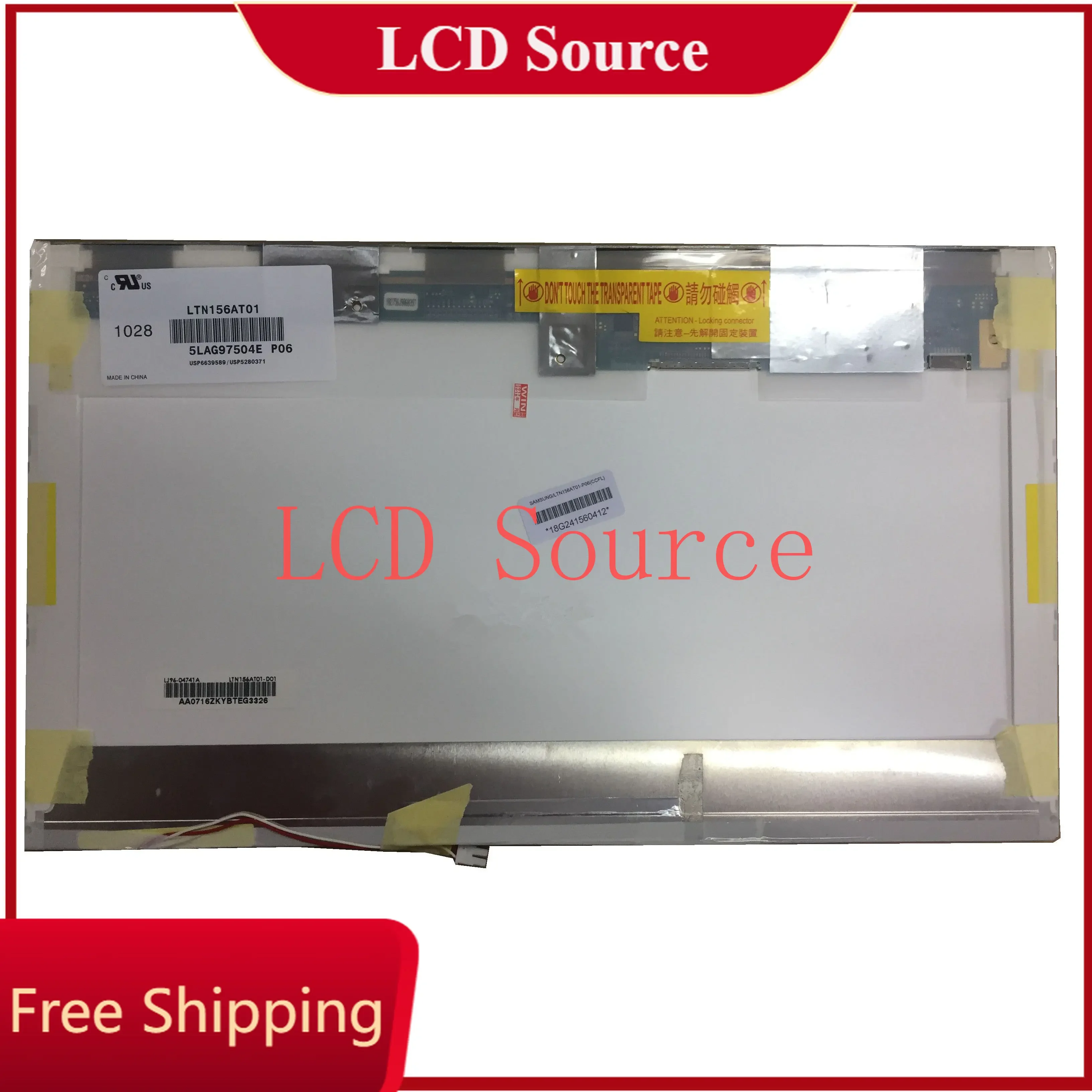 

LTN156AT01 P06 fit B156XW01 V.1 V.0 N156B3-L02 LP156WH1 (TL)(C1) TLC1 A3 B1 B3 C2 D1 Laptop LCD Screen