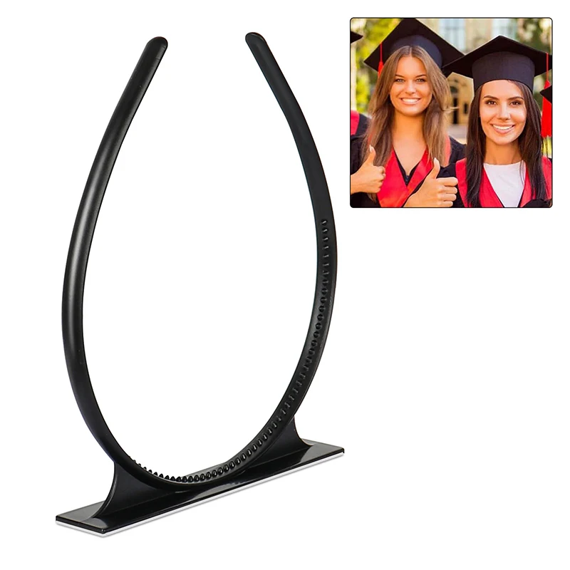 1/4PCS Insert Secure Your Grad Cap And Your Hairstyle Graduation Hat Holder Adjustable Grad Cap Remix Graduation Cap Headband