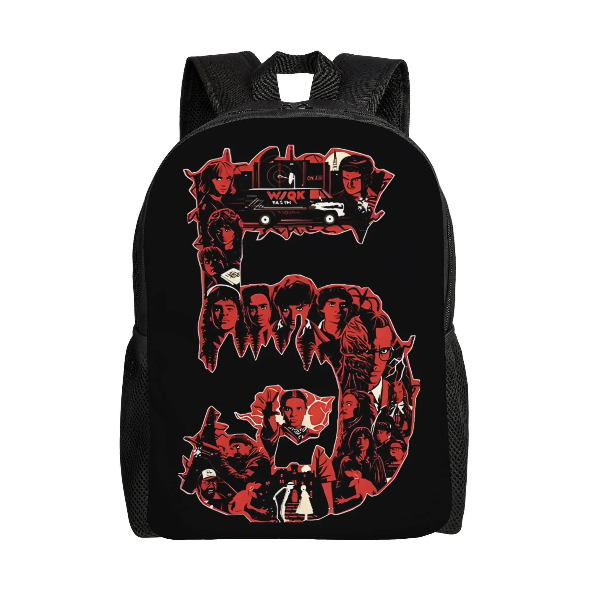 

fashion backpacks Stranger horror funko Daypack mochila High Street Journey Retro Washable Rucksack