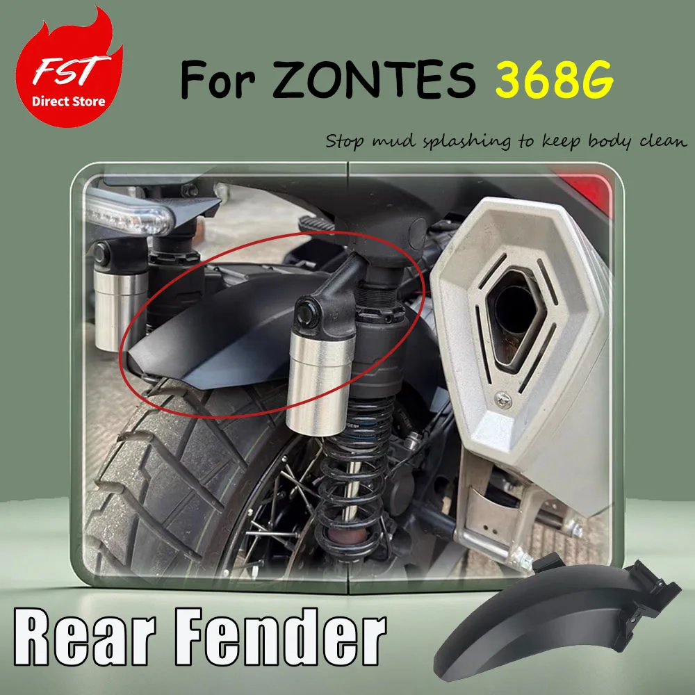 For ZONTES 368G special modification accessory rear fender Stop mud splashing to keep body clean