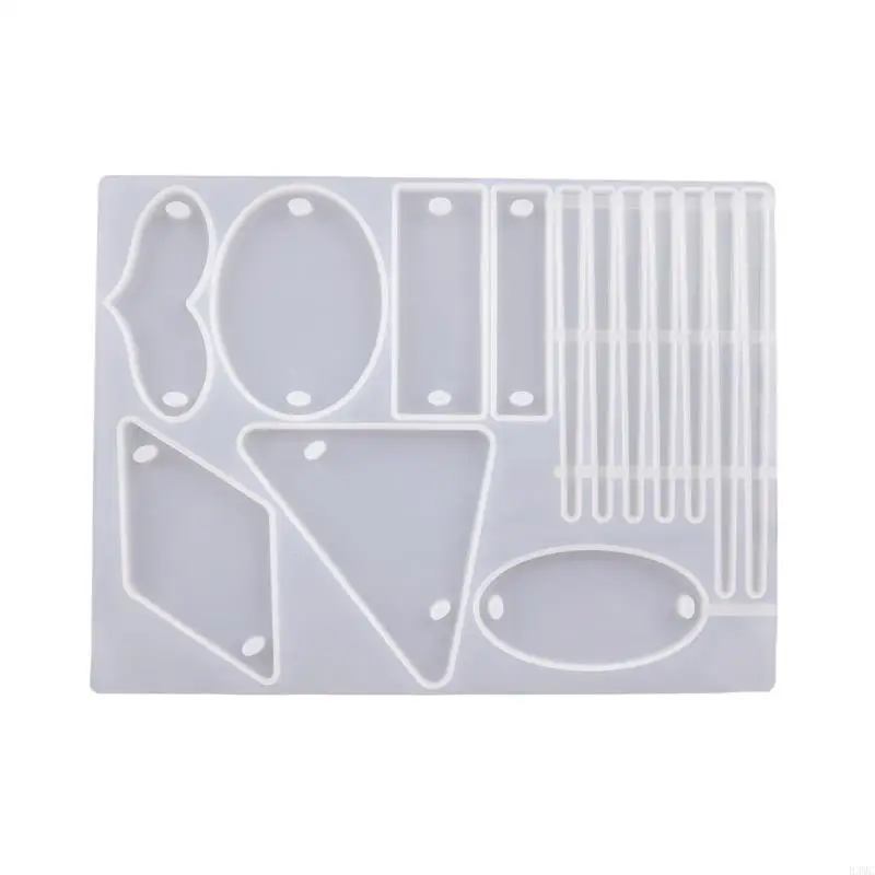 R3MC Chopstick Hair Mold Jewelry Casting Mold Headwear Clip Clear Epoxy Mold