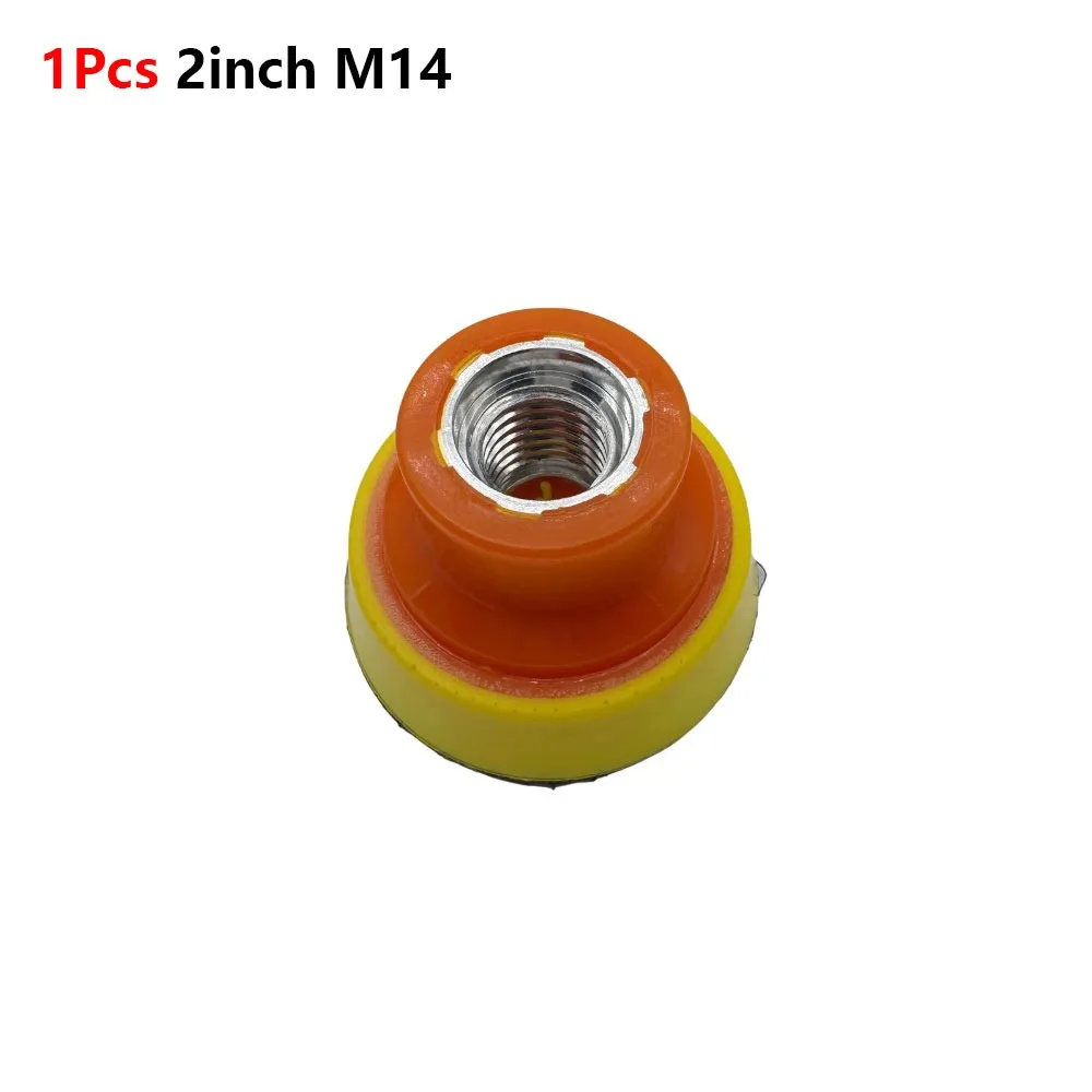 1Pcs 2-7 Inch Universal Backing Plate Plastic And Metal Hook And Loop Fastener Sanding Pad Backer M10 M14 M16 Thread