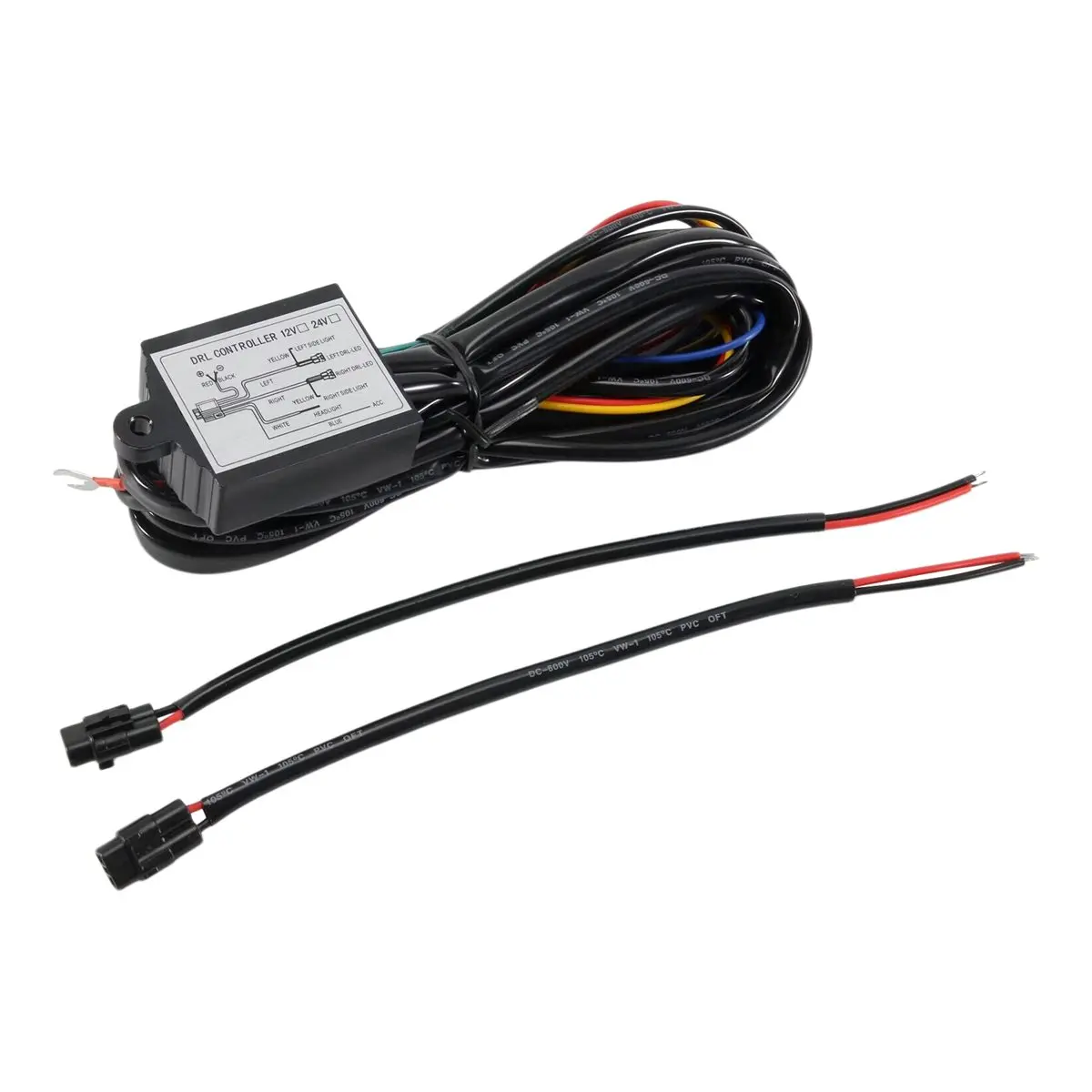 11.11DRL Controller Car LED Daytime Running Light Relay Harness Dimmer On/Off 12V Fog Light Controller