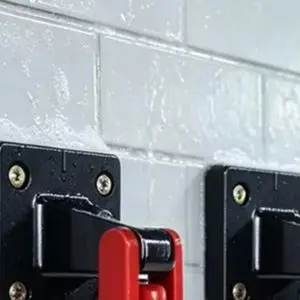 Swivel Wall Mount Clamps for Automotive Floor Mats Supporting Rubber Carpet All Weather and Mat Types Uniformly