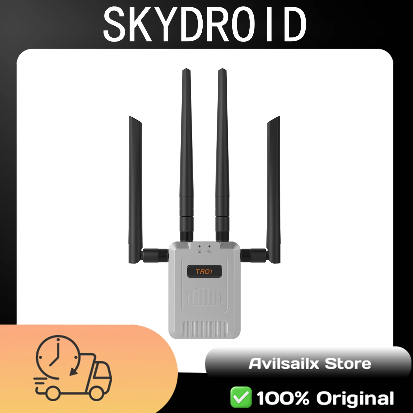 

SKYDROID TR01 Двухдиапазонный повторитель 2,4G и 5,8G, диапазон 20 км для дрона/RC, два модуля, сильная защита от помех, широкий охват.