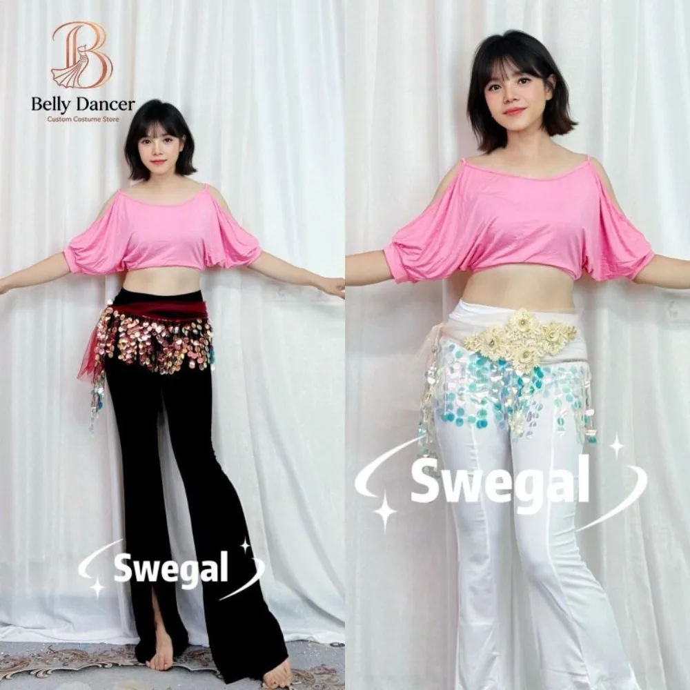 Customized Belly Dance Practice Dress Tongluo Pieces Waist Chain Multi Purpose Hip Scarf Waist Scarf Multi Color Diamond Flower