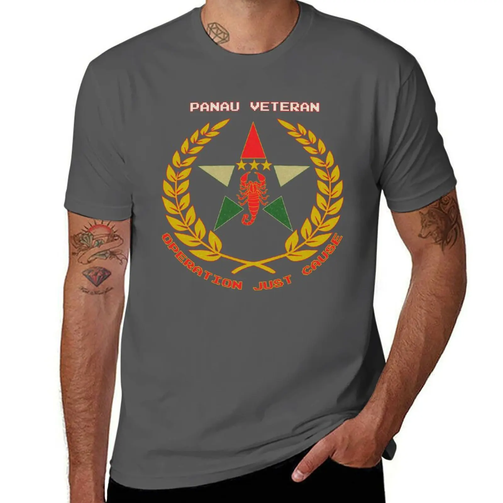 

Panau Veteran Operation Just Cause t shirt T-Shirt luxury designer graphic shirts men workout shirt