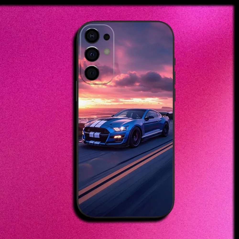 F-Fords Car M-Mustang Phone Case For Samsung S25,S24,S21,S22,S23,S30,Ultra,S20,Plus,Fe,Lite,Note,10,9,5G Black Cover