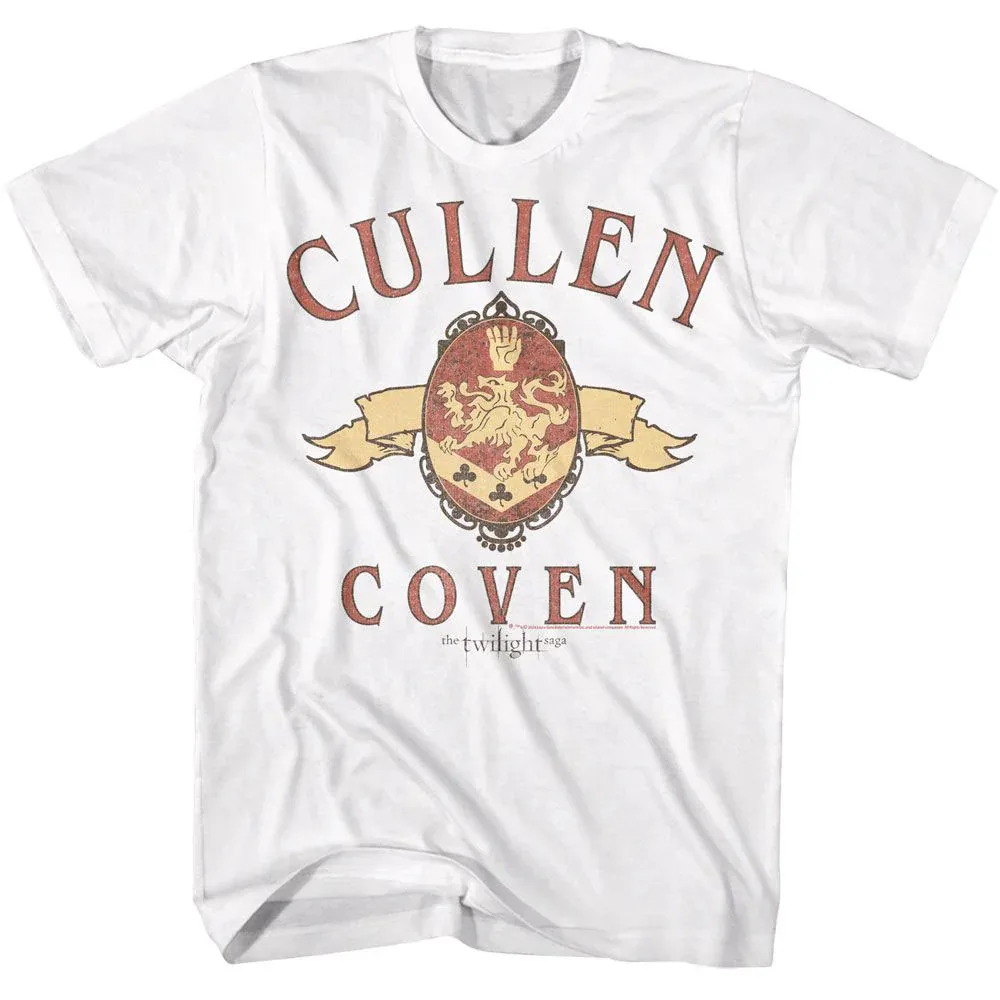 

Twilight Cullen Coven Preppy Peripheral Pattern Printing Summer Luxury Brand Cotton Men's and Women's T-shirt Short Sleeve
