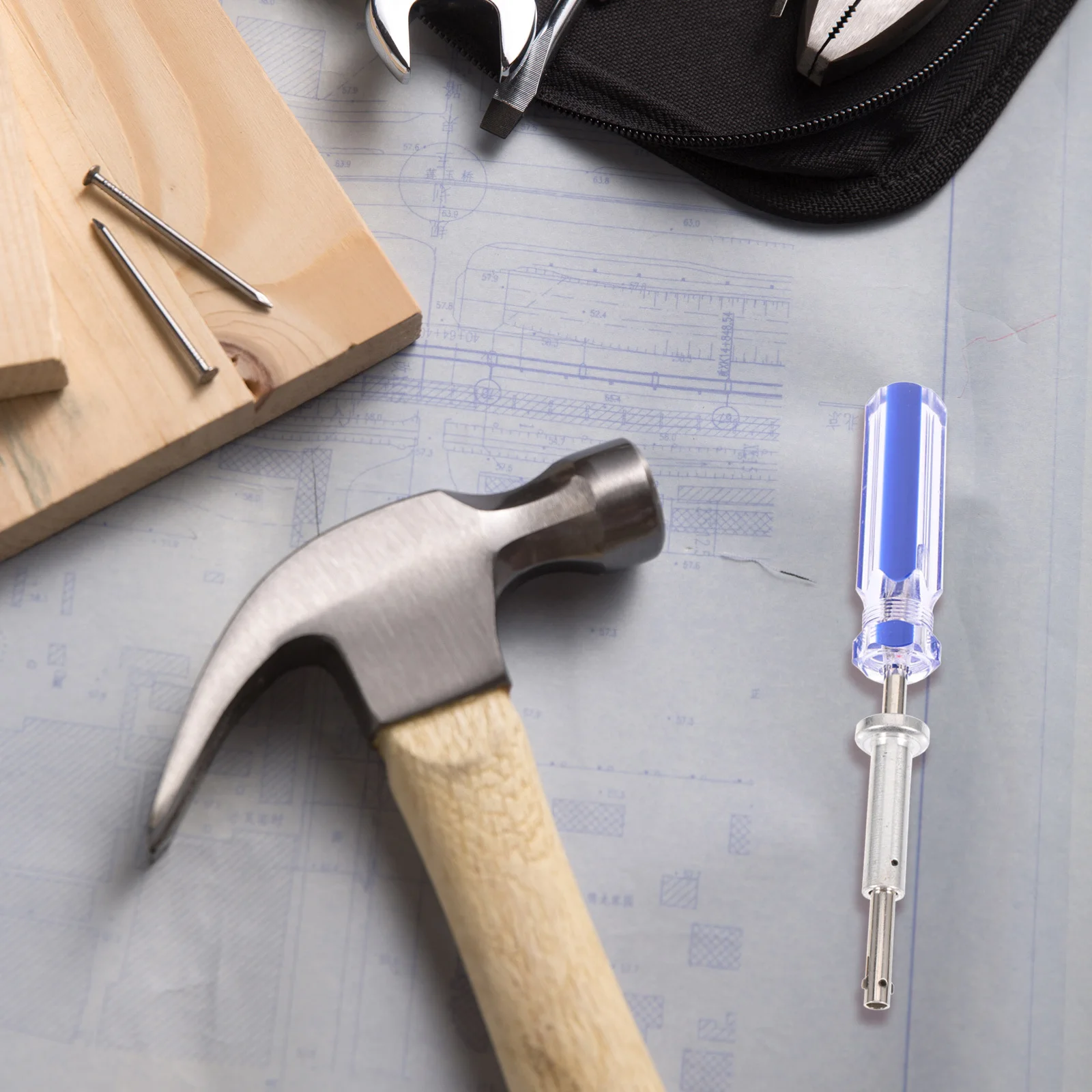 

2Pcs 7 Inch Cable Locking Terminator Anti- Lock Key Silver Blue Reusable Catv for Pdi Corning Signal Models