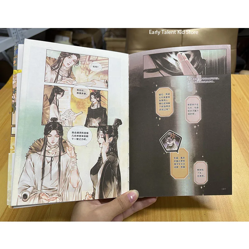 Tianguan نعمة الكتب الهزلية 1-6 مجلدات الكتب المطبوعة الصينية كتب الروايات الهزلية Doujin Comics Bl اللون التوضيح نسخة الكتب #3