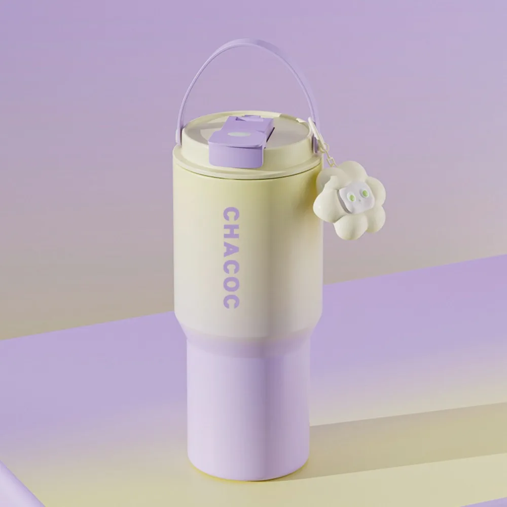

Portable Gradual Change Vacuum Thermos Cup Stainless Steel Fashion Insulation Cup Large Capacity Water Bottle Gift