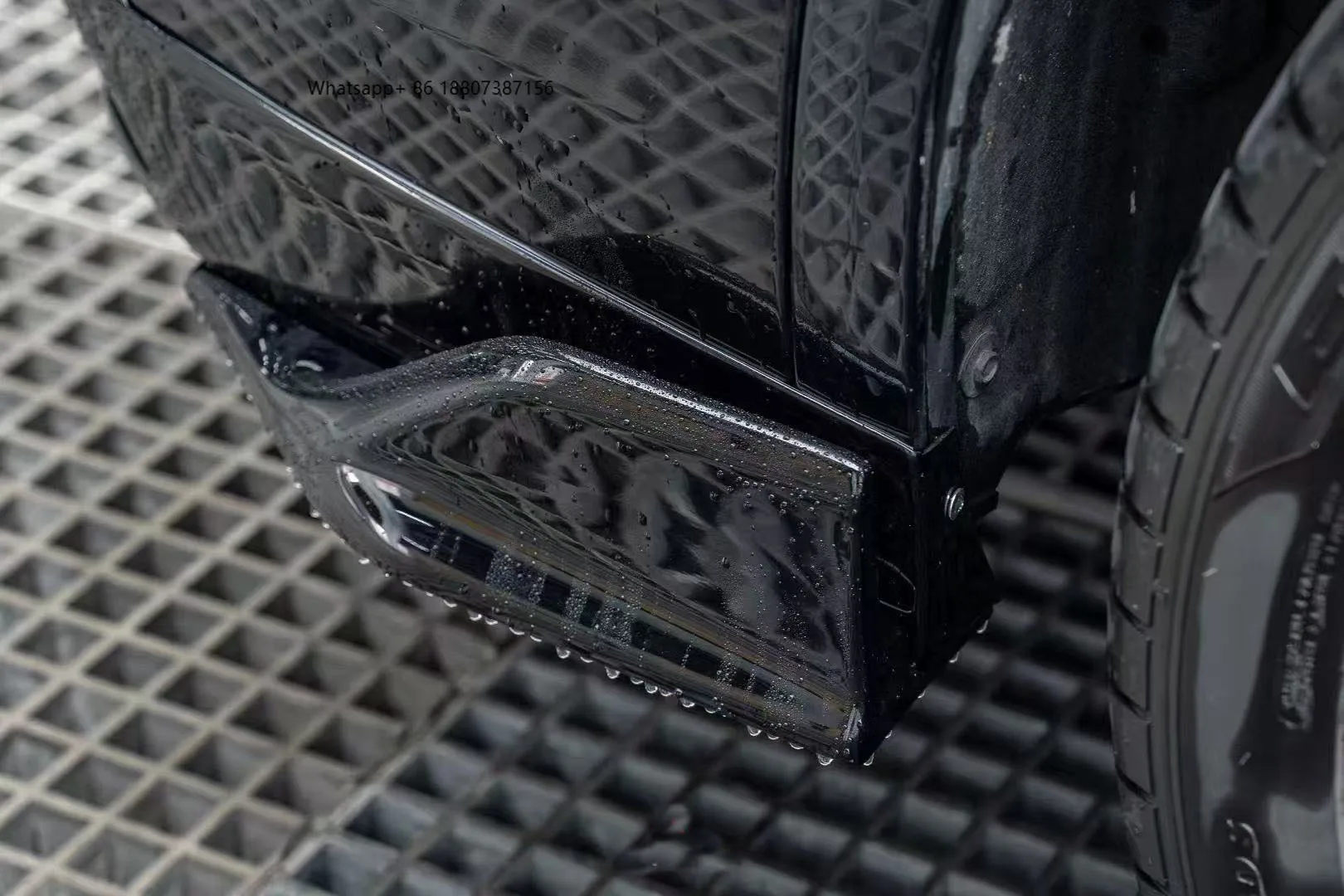 

New 2021 X3 X4 Dark Black Front/Rear Lip Side Skirts Bumper Exhaust Carbon Fiber Bolt-On-Yaochi G30/G38 Retrofit/Upgrade