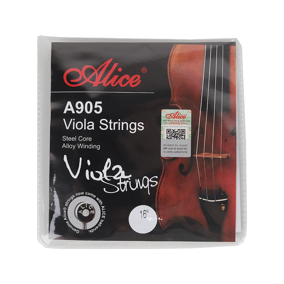 Alice A905 Viola Strings Set Ni-Fe Winding Steel Core 1st-4th Full Set for 16\