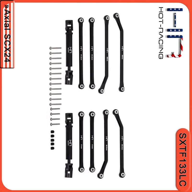 

HR Axial SCX24 aluminum alloy tie rod kit, 155mm wheelbase LCG chassis