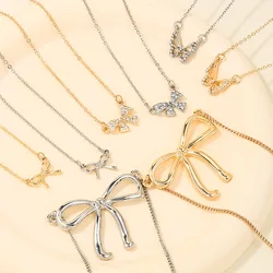 New Valentines Gift Bowknow Pendants Necklaces Women