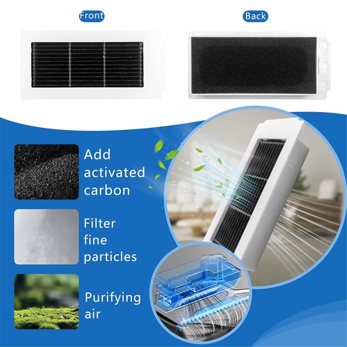 Für Ecovacs Deebot X5 Omni Roboter Staubsauger Hauptseite Pinsel HEPA-Filter Mopp Tuch Staub Taschen Ersatzteile