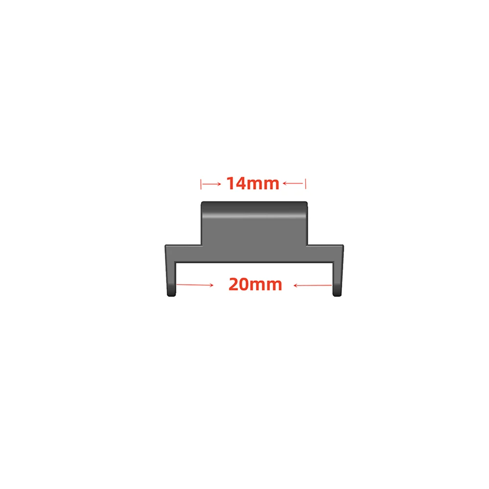 Adapter for BABY-G BA110 112 100 130 / BG-6900 6901 6902 6903 14-20mm strap connector metal head accessories