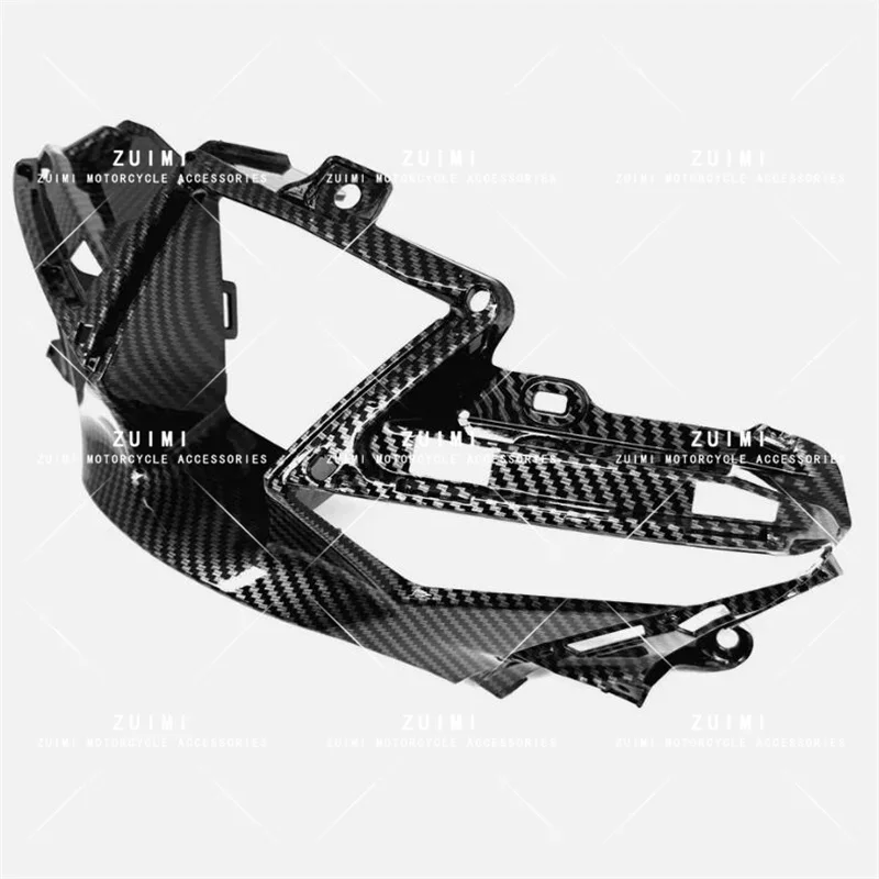 Suitable for 2021-2022-2023 Honda CBR1000RR-R carbon fiber pattern front headlight hood fairing shell board Replacement parts