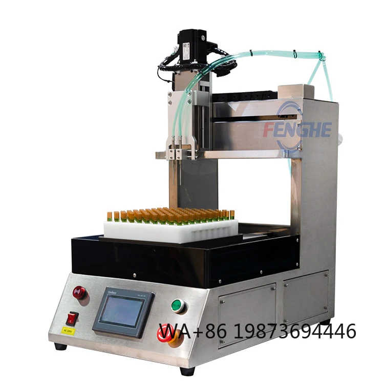 Small Reagent Tube Liquid Oil Bottle Filling Machine for Laboratory