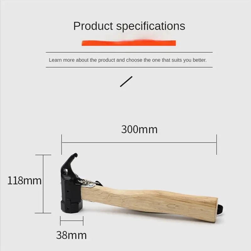 

Т28С! Уличные ягодки с деревянной ручкой, бронзовый молоток, выдвижной молоток, молоток для тигровой акулы