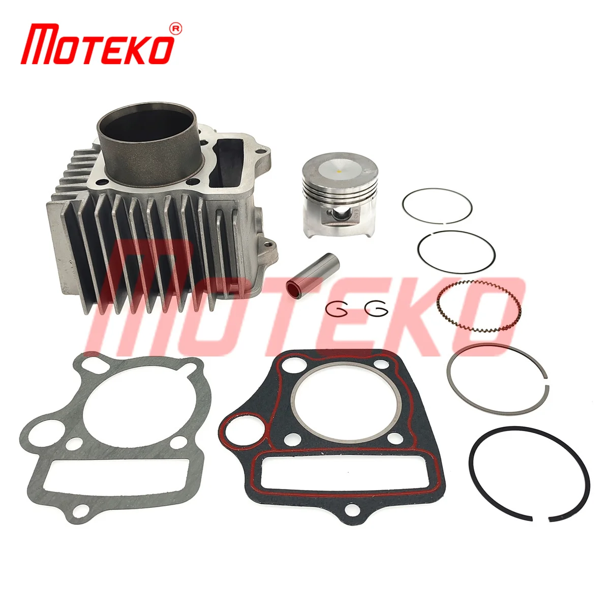 BX19080051 CD100 C100 POP100 50MM CYLINDER AND PISTON KIT WITH 13MM PIN 4T 100CC ENGINE PARTS FOR CUBS ATV CROSS DIRT BIKE