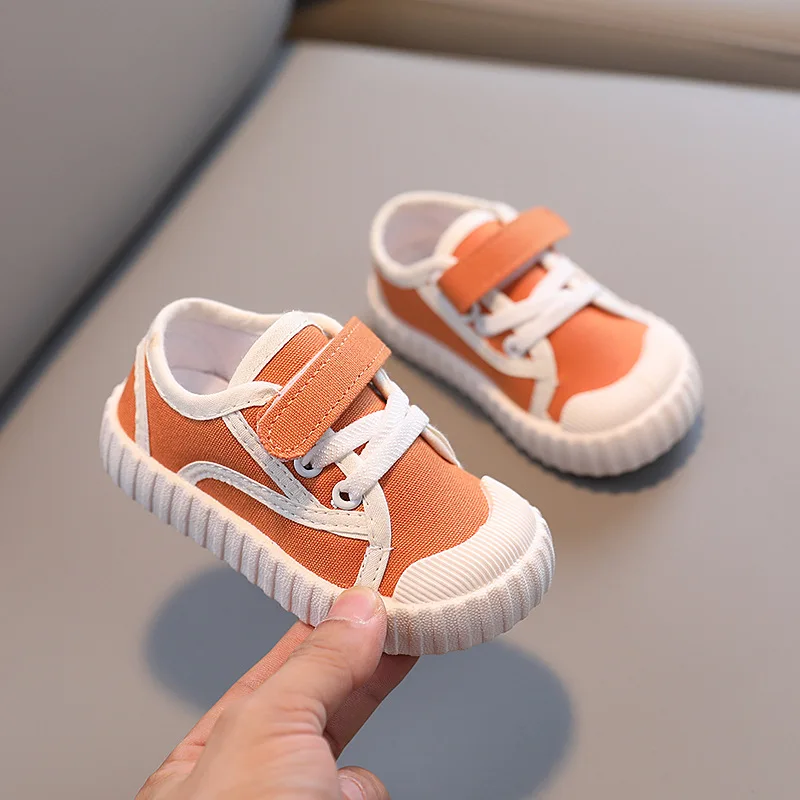 Children\'s Canvas Shoes New Boys and Girls Korean Version Breathable Baby Shoes Fashion Casual Shoes Non-slip Toddler Shoes