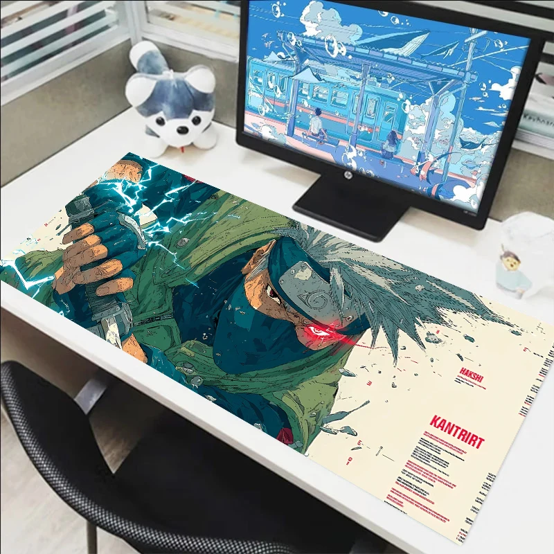 Akatsuki N-Naruto Mouse Pad Mouse Gamer Gaming Pad Office Accessories for 60x30cm Desk Mat Mousepad Mats Keyboard Mat