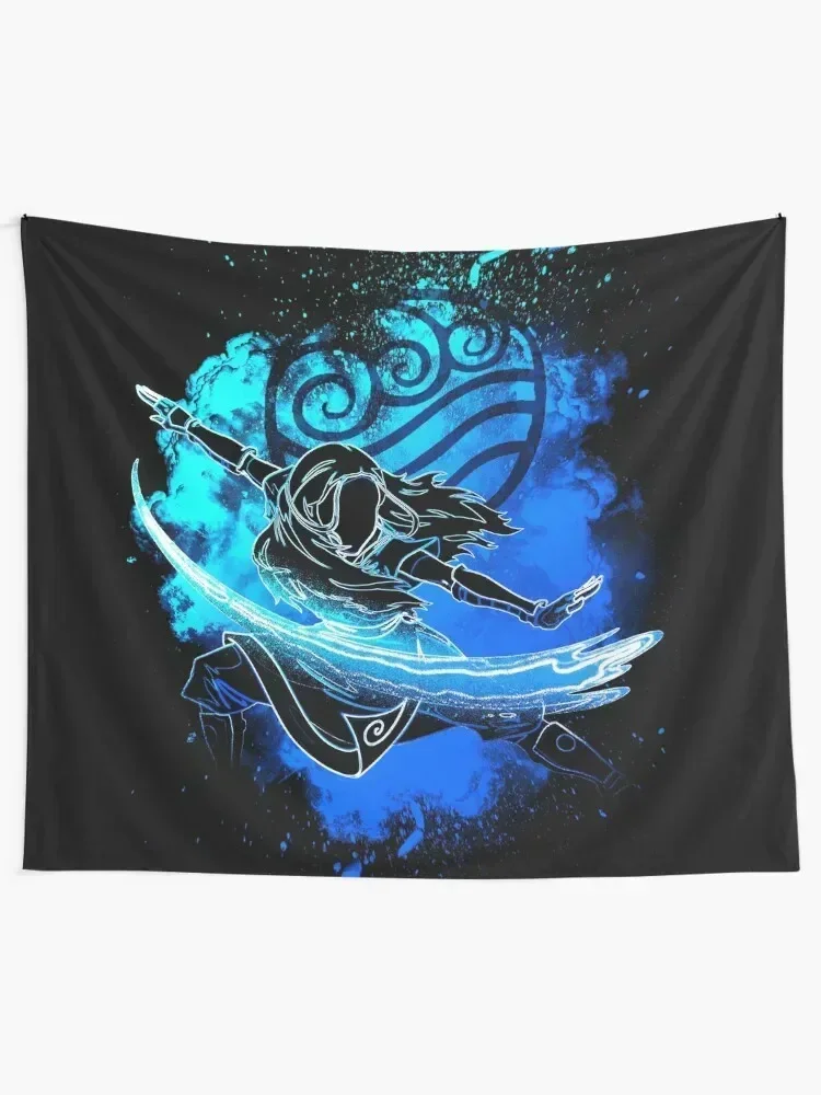 Soul of the Waterbender Sister Tapestry Wallpaper Bedroom Aesthetic Room Decoration Tapestry