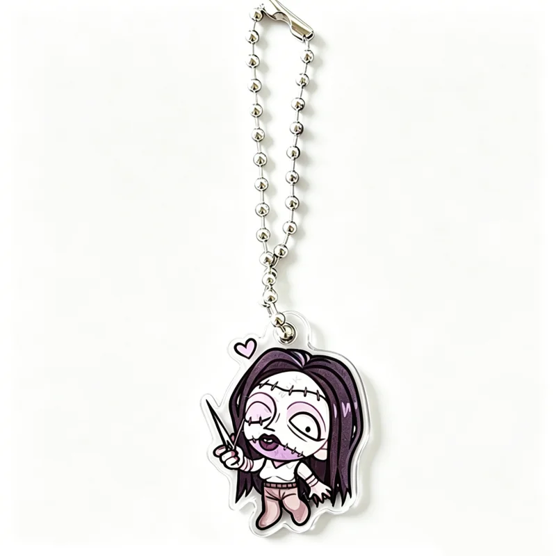 Fear and Hunger Acrylic Keychain Set Silly Chibi Enemies Charms Prehevil RPG Horror Game Merch Bag Pendant Ornament Gift forFans view 3