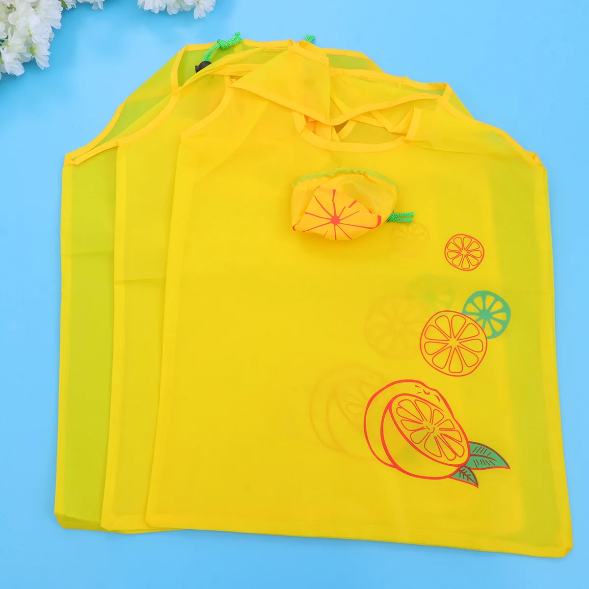

5 Pcs Bags Foldable Shopping -friendly Storage Eco-friendly Reusable Tote Fruit