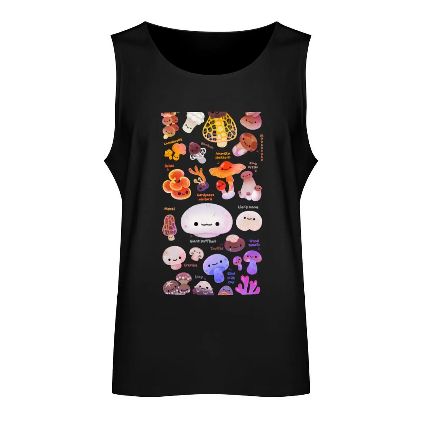 Mushroom - name Tank Top cool things Top Men's summer clothes