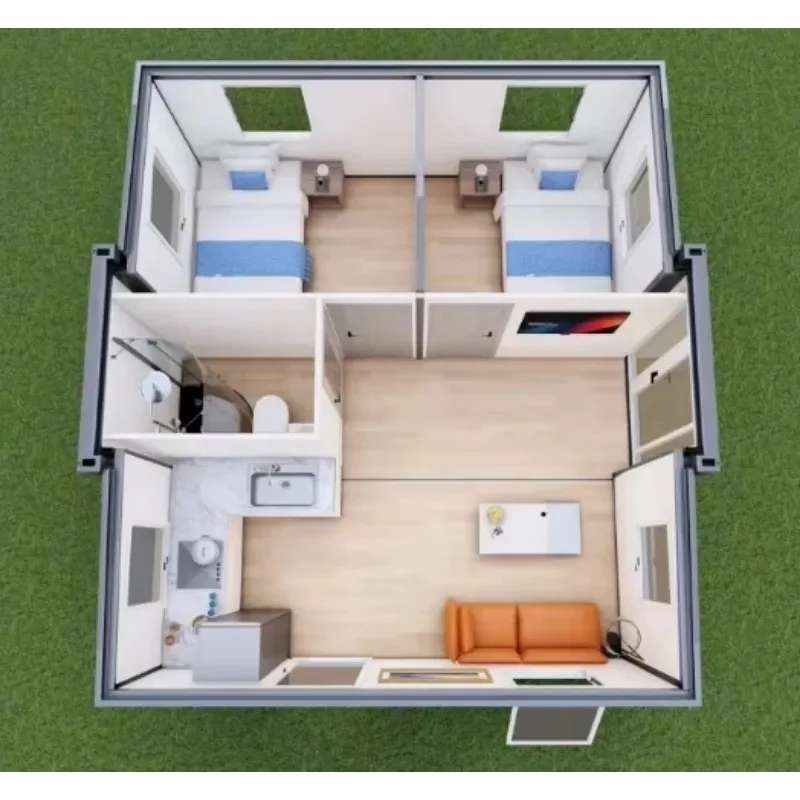 YG Customized 20 FT 40 FT Mobile Outdoor Australia Expandable Prefabricated Container Homes Luxury House With Bathroom And Kitch