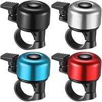 Bike Bells, Bicycle Bells for Mountain Bicycle Handlebars Loud Crisp Clear Aluminum Road Bike Ring Bell for Adults Kids Boys Gir