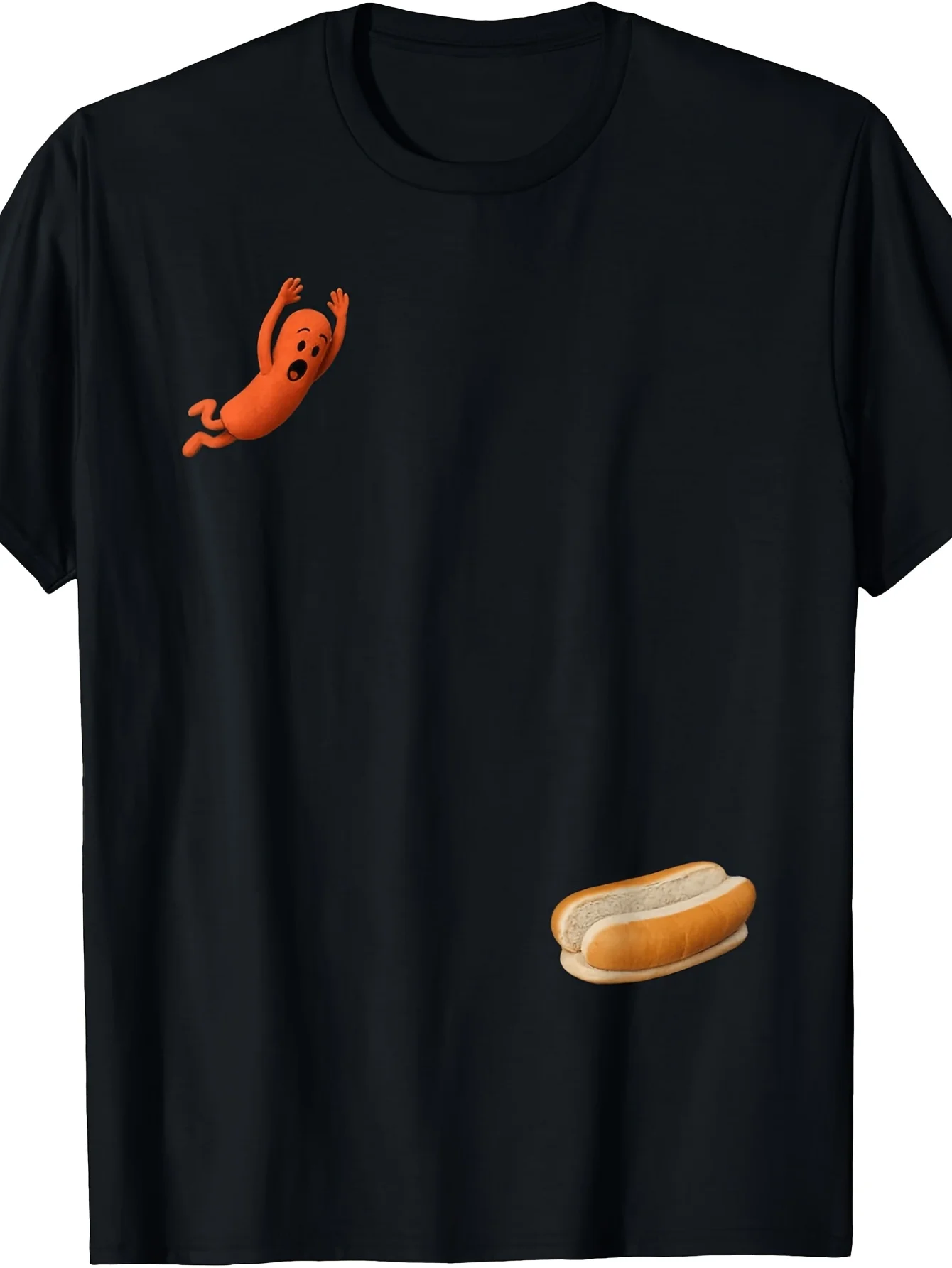 Funny Diving Hot Dog T-Shirt