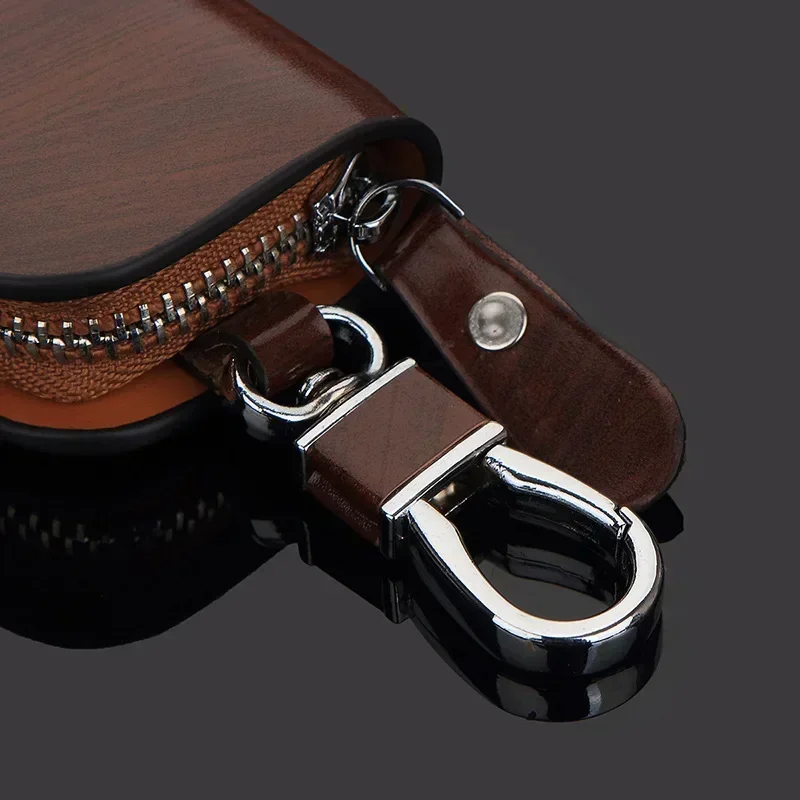 Leather Car Key Bag Keychain Case Storage Cover for BMW E39 E90 E91 E53 E60 E46 E63 F35 F34 F20 F82 G28 G30 G20 G60 Accessories