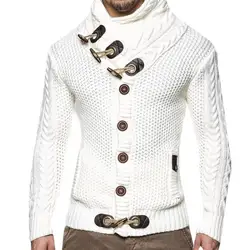 Cárdigan grueso de lana para hombre, chaqueta de marca, abrigo de punto con botones, suéter superior, invierno, 2022