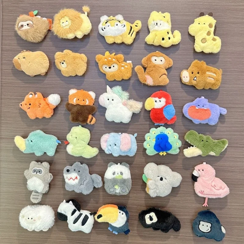 Original Aquarium Ocean Fish Plush Refrigerator Stickers Blind Bag Cute Cartoon Magnetic Sticker Kawaii Gift Box Magnet Sticker