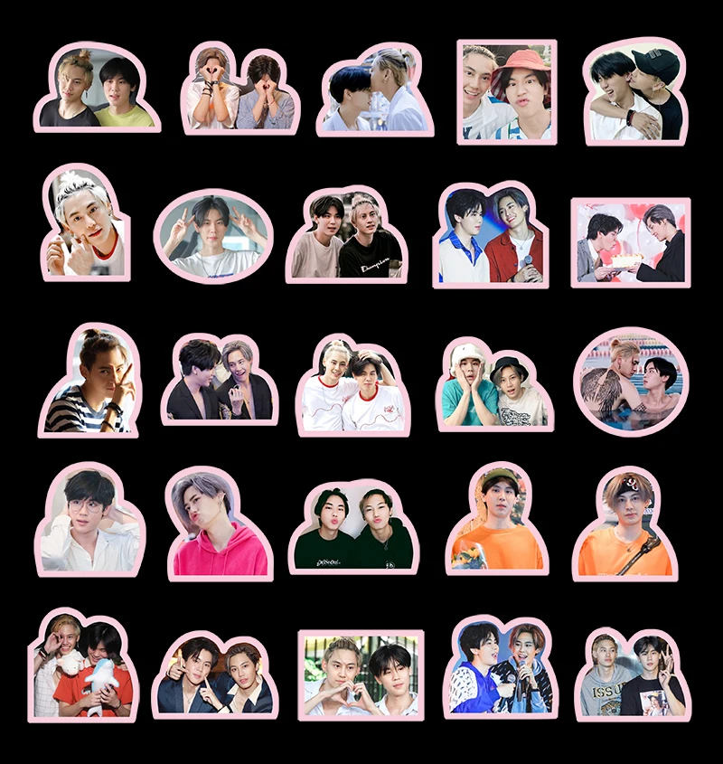 25pcs New Thailand Stars Drama BetweenUsTheSeries Between US BounPrem cute stickers BounPrem gift