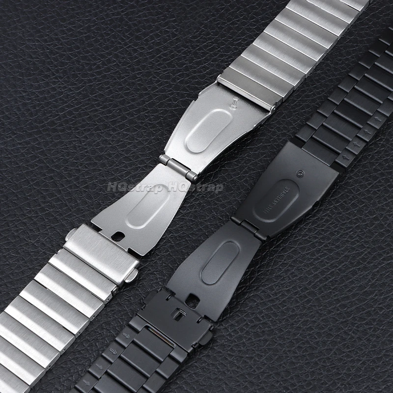 솔리드 스테인레스 스틸 시계 밴드, 스트랩 금속 팔찌, 스마트 워치 범용 교체 손목 밴드 액세서리, 18mm, 20mm, 22mm