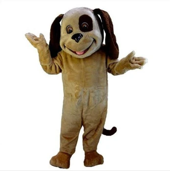 Nuovo adulto migliore vendita adorabile vestito di cane maculato animale cartone animato mascotte Costume di natale vestito operato Costume della mascotte di Halloween