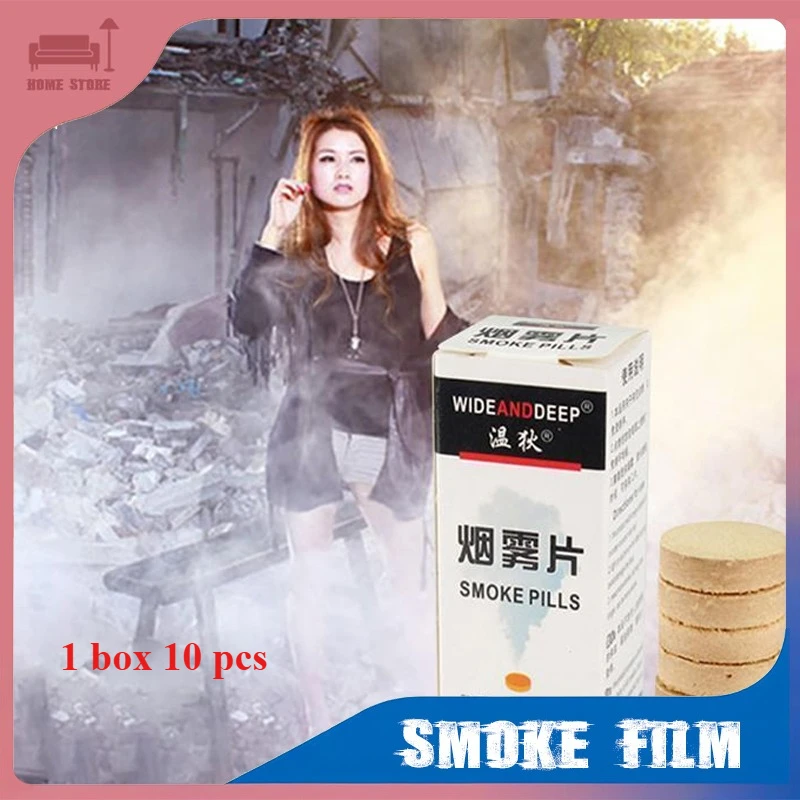 

Dense Fog White Smoke Film Magic Performance Auxiliary Props Stage Decoration for Halloween Wedding Party Photography Atmosphere