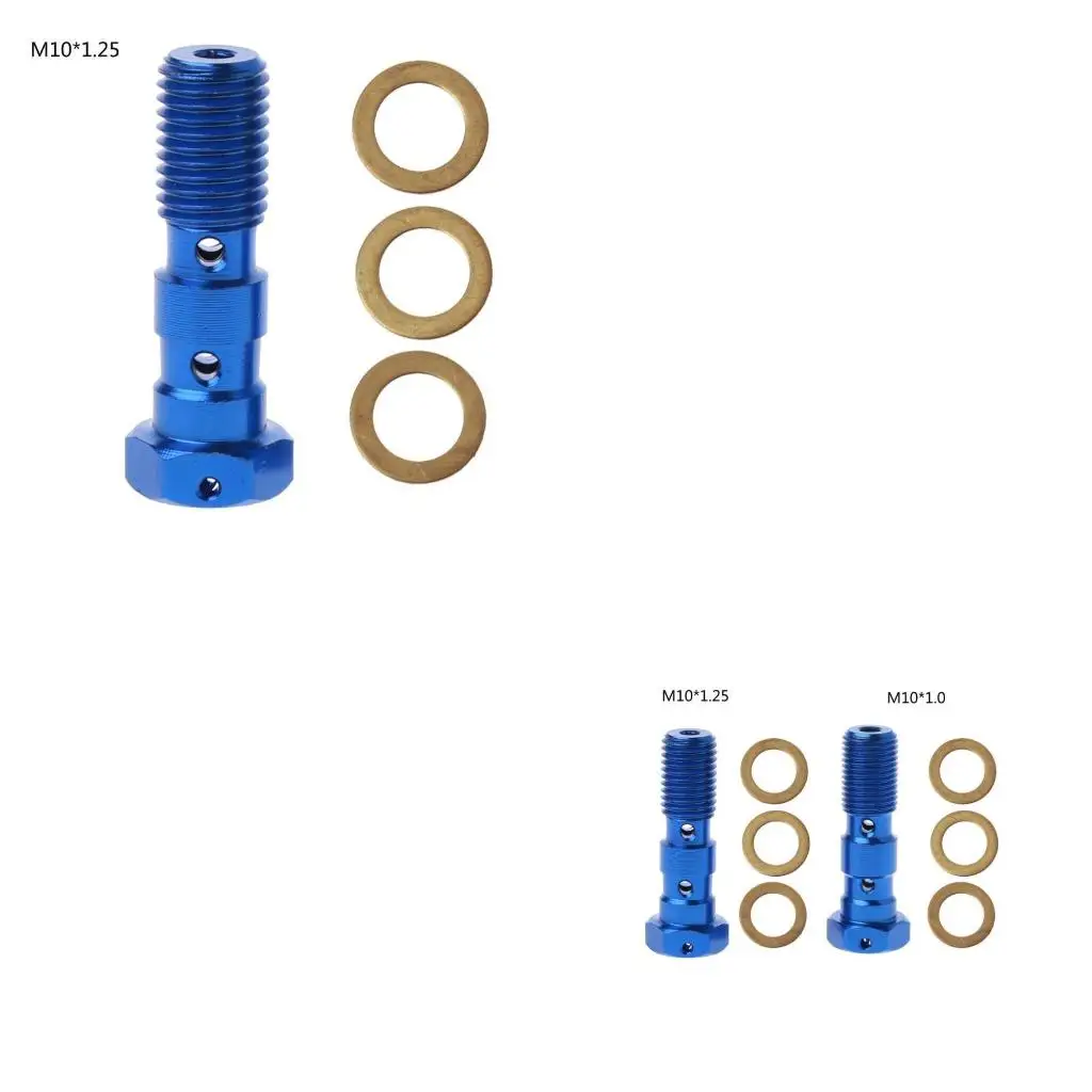 Motorbike Brake Cylinder Oil Hose Screw Universal Tube Tubing Screws Bolt