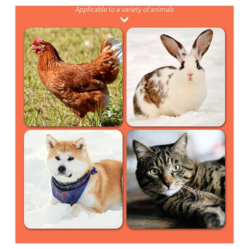 

Thermostatic Chicken Coop Heater 160W Poultry Heating Panel 0-99℃ Temperature Farm Radiant Heating Board EU Plugab13