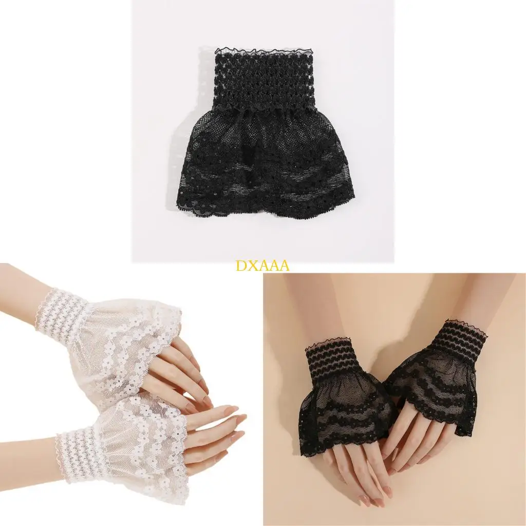 

DXAA Polyester False Arm Sleeves 3D Accent Perfect For Role Play And Daily Fashion