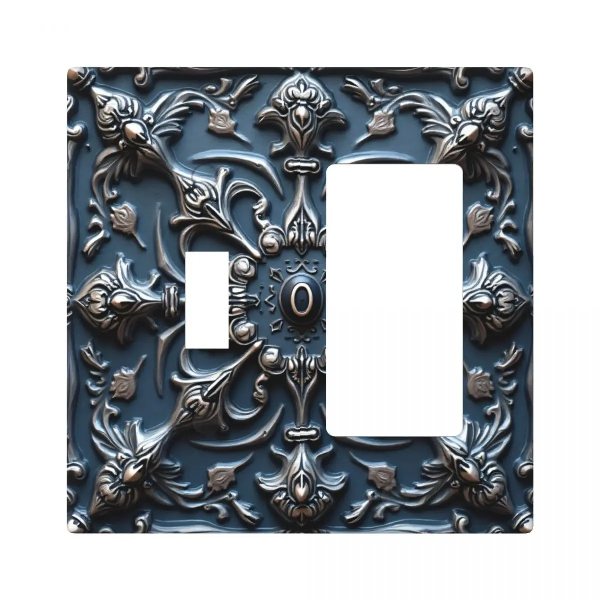 

Настенная панель, декоративная пластина выключателя света, крышки тумблера освещения для стены, роскошный дизайнерский выключатель, 2 группы Rocker