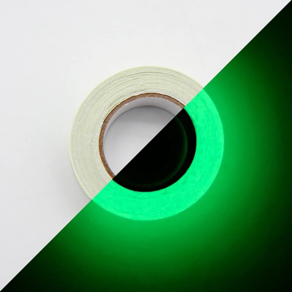 Warning Foldable Ornamental 4.5cm Outer Diameter Size Pet Luminous Caution Fluorescent Sticker Cautionary Convenient