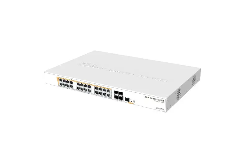 Imagem -02 - s Mais 802.3af Rm-tipo-poe-gigabit Network-switches-at Crs32824p4s Mais Rm-mikrotik-crs328-24 P-4