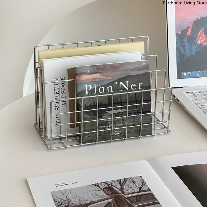 

Luxury-Style Magazine Racks Ironwork Metal Simple Magazine Racks Storage Advanced Nice Office Furniture Das Magazin ZY40ZZJ